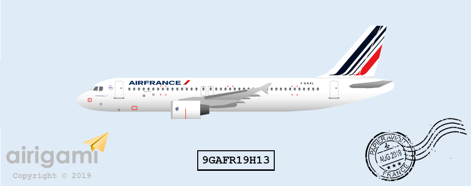 Air France Papier Avion By Airigami