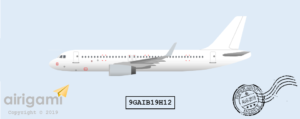 9G: Airbus A320-200 (WL) - Template [9GAIB19H12]