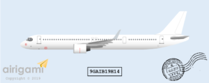 9G: Airbus A321-NEO - Template [9GAIB19H14]