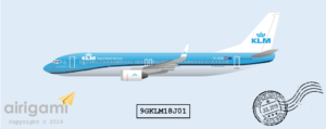 9G: KLM Royal Dutch Airlines (2014 c/s) - Boeing 737-800 [9GKLM18J01]