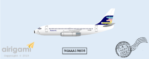 9G: Ansett Airlines (1981 c/s) - Boeing 737-200 [9GAAA19H08]