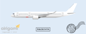 9G: Airbus A350-900 - Template [9GAIB19J04]