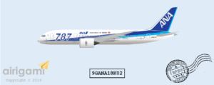 9G: All Nippon Airways (2002 c/s) - Boeing 787-8 [9GANA18K02]