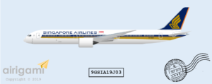 9G: Singapore Airlines (2007 c/s) - Boeing 787-10 [9GSIA19J03]