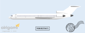 9G: Boeing 727-200 - Template [9GBOE20A01]