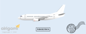 9G: Boeing 737-500 - Template [9GBOE20B04]