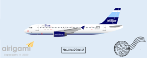 9G: JetBlue Airways (2000 c/s) Airbus A320-200 [9GJBU20B12]