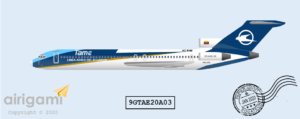 9G: TAME Ecuador (2004 c/s) - Boeing 727-200 [9GTAE20A03]