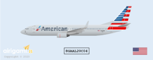 8G: American Airlines (2013 c/s) - Boeing 737-800 [8GAAL20C04]