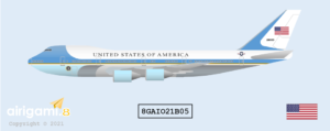8G: U.S. Air Force (1972 c/s) - Boeing VC-25A [8GAIO21B05]