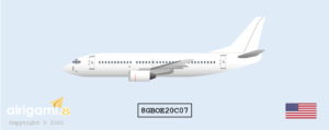 8G: Boeing 737-300 - Template [8GBOE20C07]