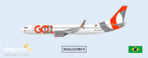 8G: GOL Linhas Aereas (2015 c/s) - Boeing 737-MAX8 [8GGLO20M39]
