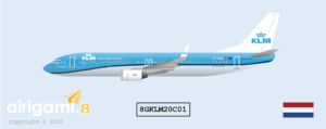 8G: KLM Royal Dutch Airlines (2014 c/s) - Boeing 737-800 [8GKLM20C01]