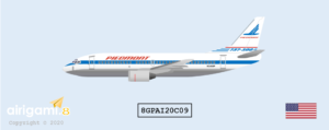 8G: Piedmont Airlines - Boeing 737-300 (1976 c/s) [8GPAI20C09]