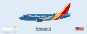 8G: Southwest Airlines (2014 c/s) - Boeing 737-700 [8GSWA20C06]