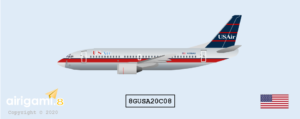 8G: USAir - Boeing 737-300 (1990 c/s) [8GUSA20C08]