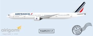 9G: Air France (2009 c/s) - Boeing 777-300ER [9GAFR20C15]