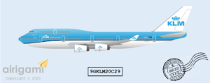 9G: KLM Royal Dutch Airlines (2014 c/s) - Boeing 747-400 [9GKLM20C29]
