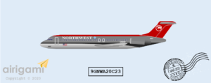 9G: Northwest Airlines (1989 c/s) - Douglas DC-9-32 [9GNWA20C23]