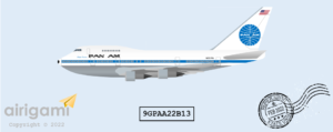 9G: Pan Am (1969 c/s) - Boeing 747-SP [9GPAA22B13]