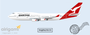 9G: Qantas Airways (2007 c/s) - Boeing 747-400 [9GQFA20D30]