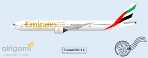 9G: Emirates Airline (1999 c/s) - Boeing 777-300ER [9GUAE20C14]