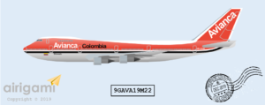 9G: Avianca Colombia (1979 c/s) - Boeing 747-100 [9GAVA19M22]