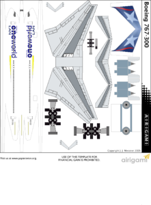 Airigami X: LAN (2004 c/s Special) – Boeing 767-300 by Haryel | Papier ...