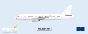 8G: Airbus A320-200 Template [8GAIB20D10]