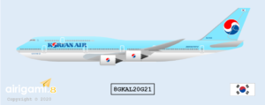 8G: Korean Air (1984 c/s) - Boeing 747-8 [8GKAL20G21]