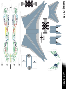 4G: AeroMexico (2006 c/s) – Boeing 787-9 [Airigami X by Ivan] | Papier ...