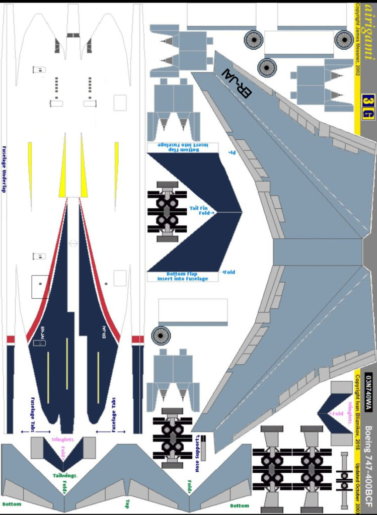 3G: Aerotranscargo (2016 c/s) – Boeing 747-400F [Airigami X by Aviator ...