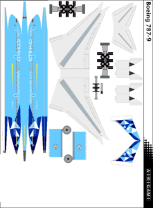 4G: Etihad Airways (2015 c/s Special) – Boeing 787-9 [Airigami X by ...