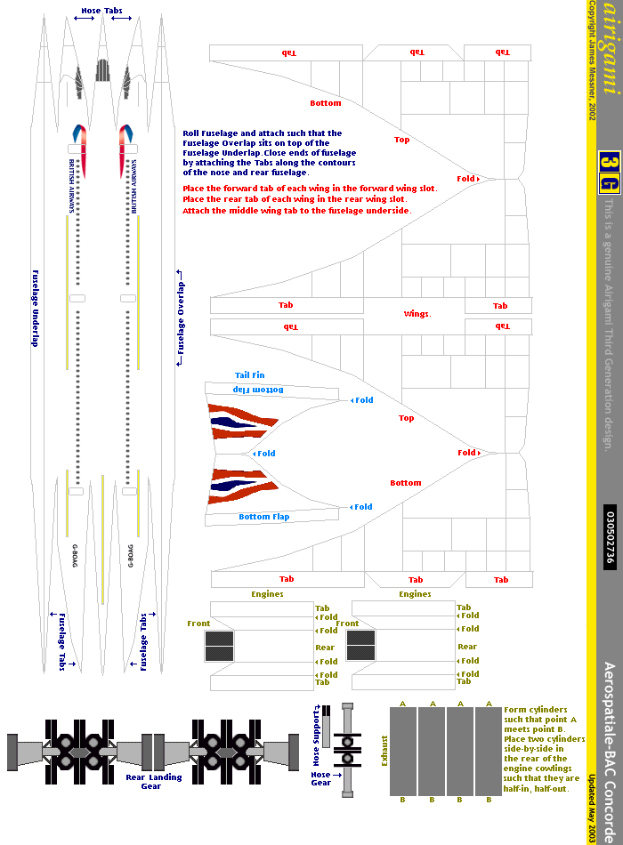 3G: British Airways (2001 c/s) - Concorde [3GBAW0310]