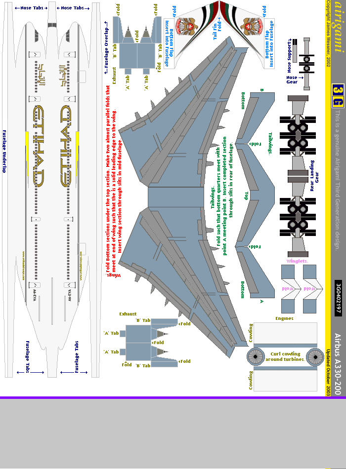 3G: Etihad Airways (2003 c/s) - Airbus A330-200 [3G0402197]