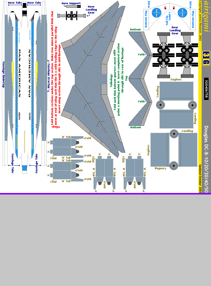 3G: Pan Am (1958 c/s) - Douglas DC-8-30 [3G0406758]