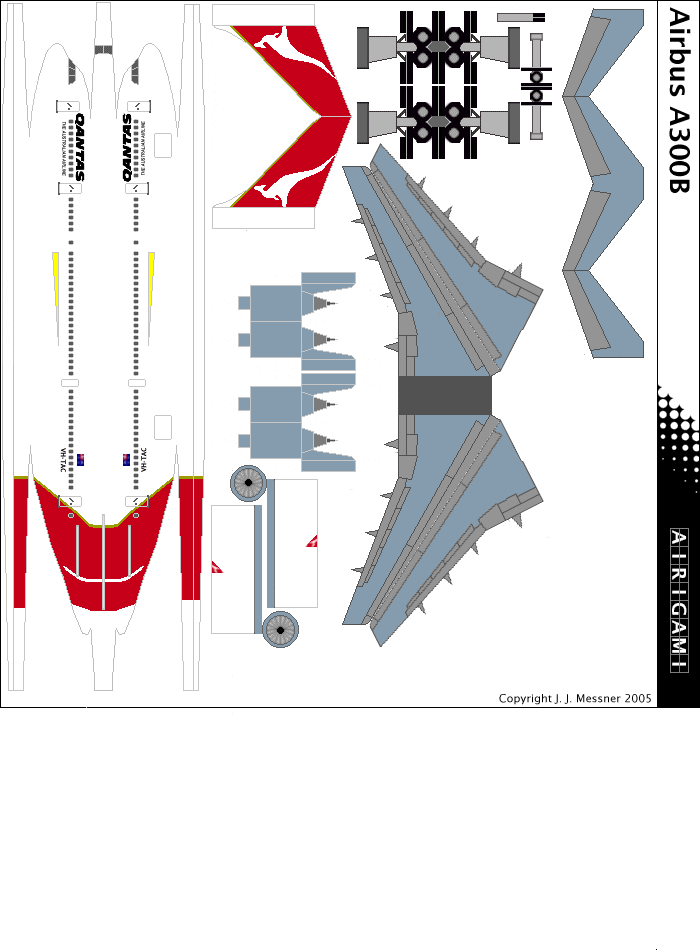 4G: Qantas Airways (1985 c/s) - Airbus A300 [4GQFA0309Q]