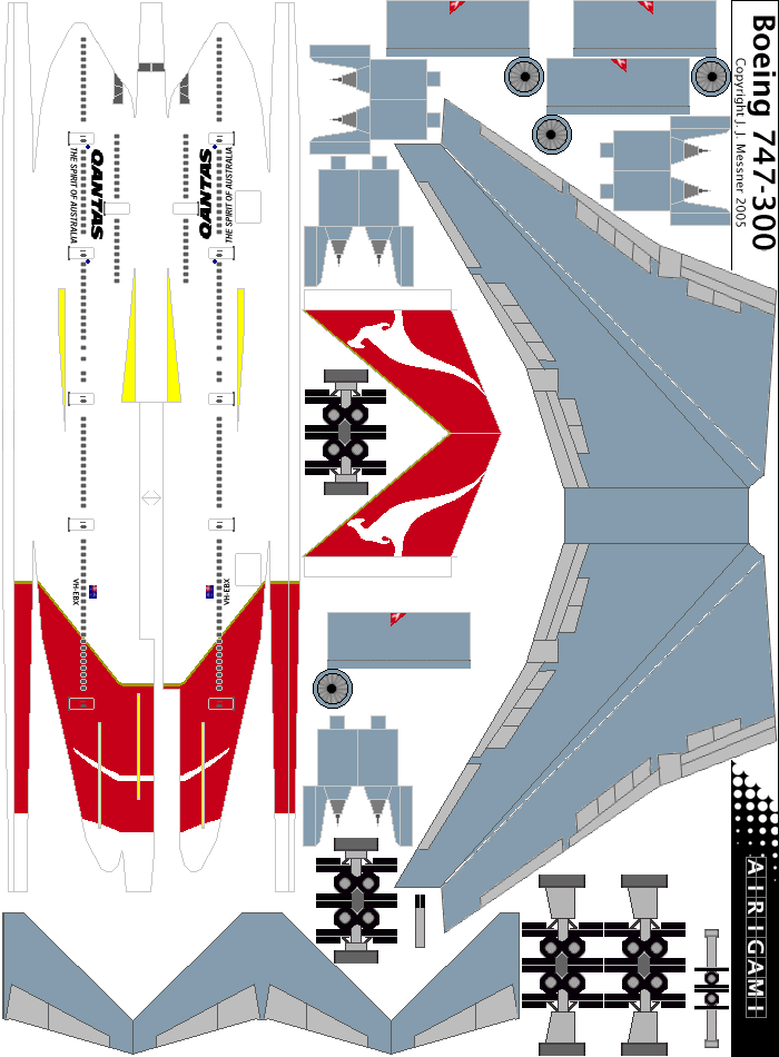 4G: Qantas Airways (1985 c/s) - Boeing 747-300 [4GQFA0309M]