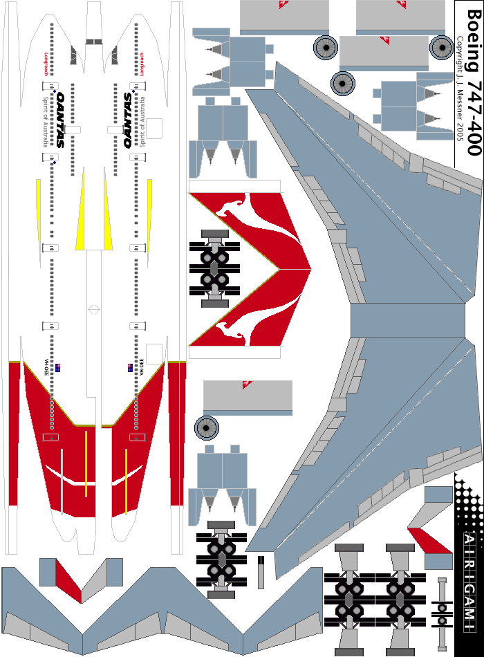 4G: Qantas Airways (1985 c/s) - Boeing 747-400 [4GQFA0309N]