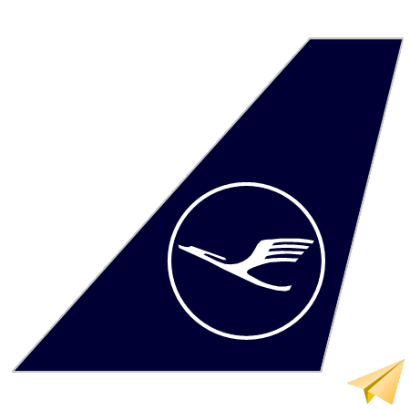Lufthansa | Papier Avion by Airigami