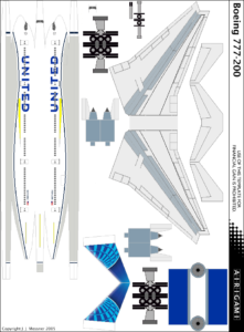 Airigami X: United Airlines (2019 c/s) – Boeing 777-200 by Haryel ...