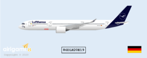 8G: Lufthansa (2018 c/s) - Airbus A350-900 [8GDLH20E19]