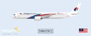 8G: Malaysia Airlines (2010 c/s) - Airbus A350-900 [8GMAS20E16]