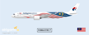 8G: Malaysia Airlines (2010 c/s) - Airbus A350-900 [8GMAS20E17]