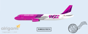 Wizz Air (2004 c/s) Airbus A320-200 [9GWZZ20E36]