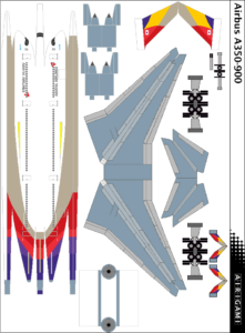 4G: Asiana Airlines (2006 c/s) – Airbus A350-900 [Airigami X by Ivan ...