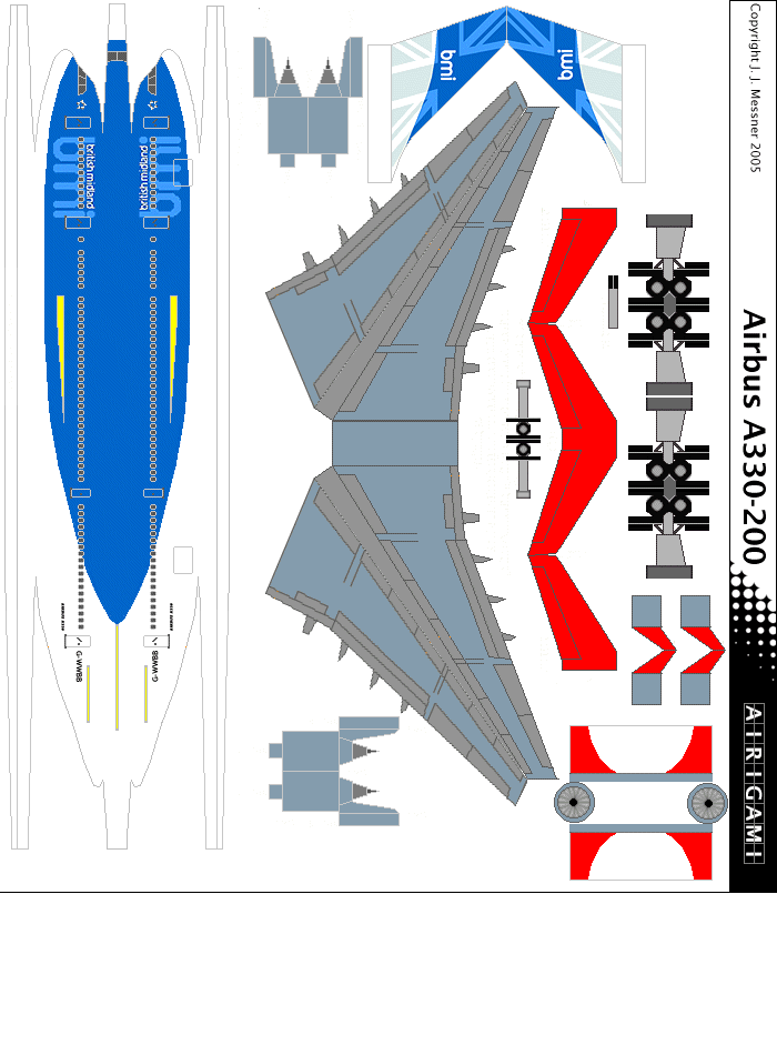 4G: British Midland (2001 c/s) - Airbus A330-200 [4GBMA05012C]