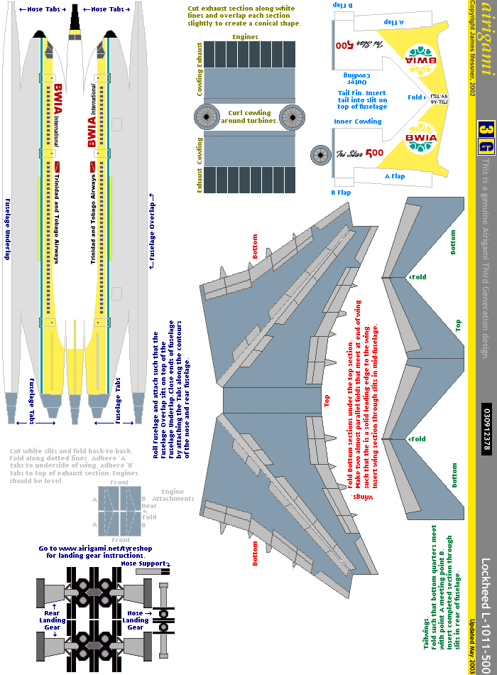 3G: BWIA (1971 c/s) - Lockheed L-1011-500 [030912378]