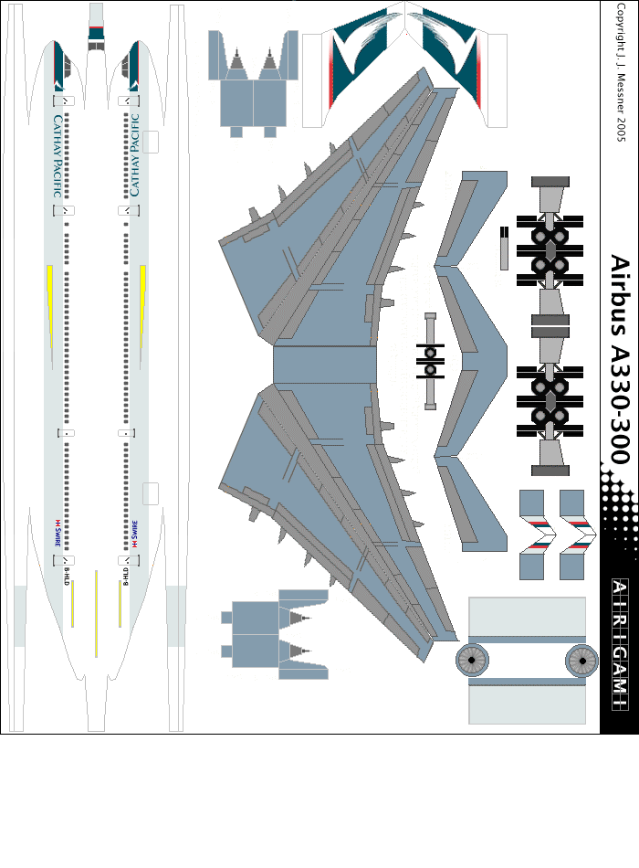 4G: Cathay Pacific (1994 c/s) - Airbus A330-300 [4GCPA0405D]