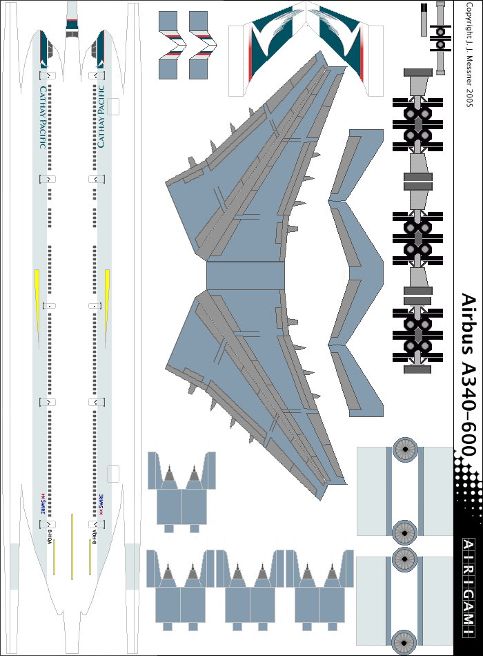 4G: Cathay Pacific (1994 c/s) - Airbus A340-600 [4GCPA0405F]